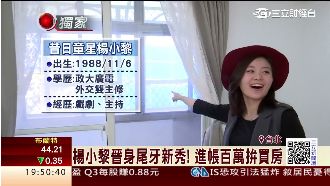 楊小黎晉身尾牙新秀　進帳百萬拚買房