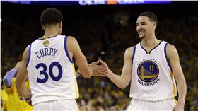 浪花兄弟,Klay Thompson,Stephen Curry(ap)