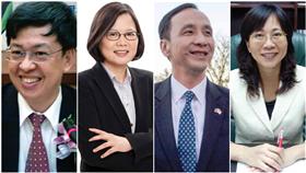 蔡英文、朱立倫臉書
王如玄、陳建仁維基百科