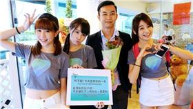 業配／伊梓帆與幸運兒合照