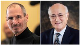 ▲賈伯斯（Steve Jobs）和親生父親詹達利（Abdulfattah John Jandali）（圖／翻攝自Twitter）