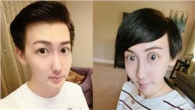 蛇精男　組圖／翻攝自微博