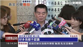 藍不分區名單爛　中常委：聽都沒聽過