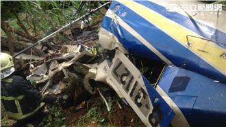 直升機撞電塔後墜毀　兩人宣告不治