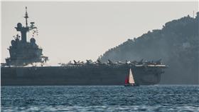 法國航空母艦,Charles de Gaulle,戴高樂號,反恐（圖／美聯社／達志影像）