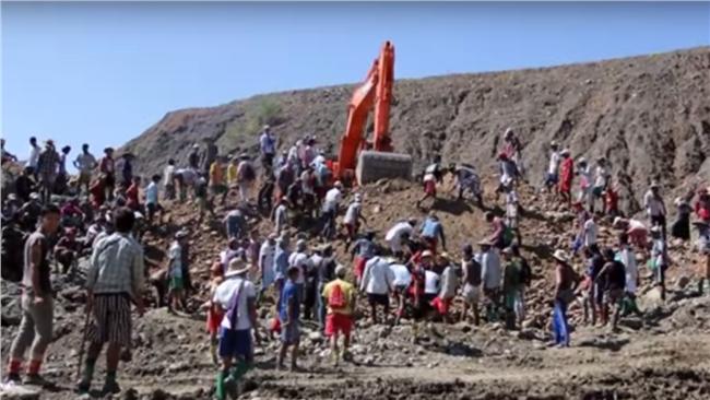 緬甸玉礦場崩塌　至少90死百人失蹤