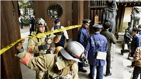 日本東京靖國神社爆炸_路透