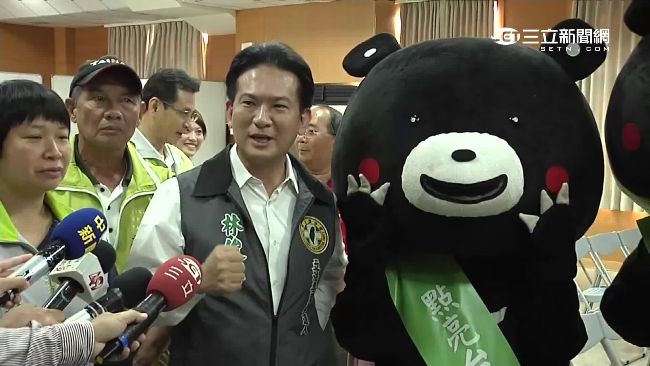 立委參選各出奇招　台灣黑熊也來助陣