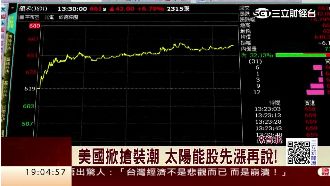 太陽能類股狂漲　專家：長線有隱憂