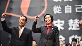 親民黨主席宋楚瑜、民國黨主席徐欣瑩（圖／翻攝自徐欣瑩臉書）