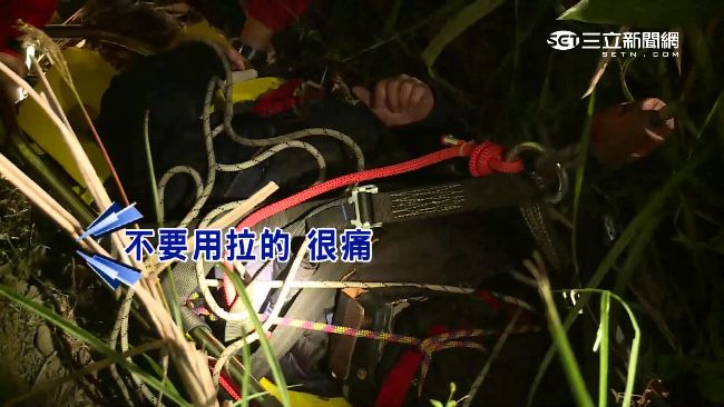 倒楣騎士車拋錨　又摔落一層樓半山溝