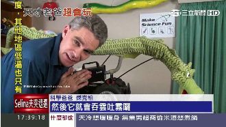 澳洲老爸改造布偶　自製遙控噴火龍