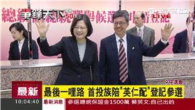 蔡英文,陳建仁,登記,中選會