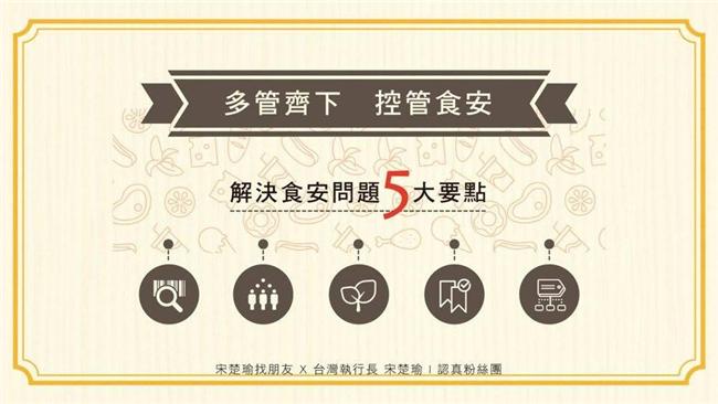 解決食安問題　宋楚瑜列「5大要點」