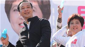 ▲朱立倫出席江惠貞競選總部成立大會（圖／翻攝自朱立倫臉書）