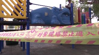 公園溜滑梯驚見男屍　小朋友驚聲尖叫