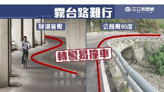霧台明隧道「盲彎」多　騎士撞車摔崖