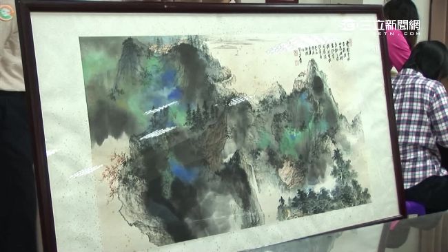 疑張大千畫作二次拍賣　4百萬售出