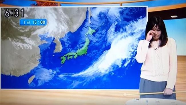氣象畫面誤植　女主播突然哽咽爆哭