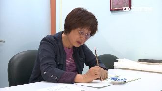 幫市民圓夢！「她」用書法替柯P回信