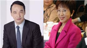 朱立倫，洪秀柱－翻攝自朱立倫、洪秀柱臉書