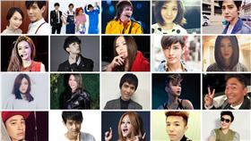 2016跨年卡司-各藝人臉書