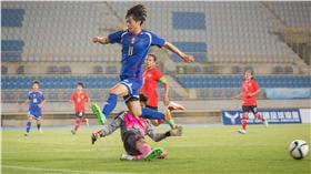 台灣女足對戰(足協提供)