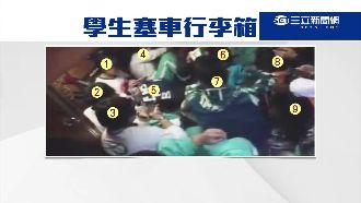 影／校車超載人塞行李廂　學生怒爆料