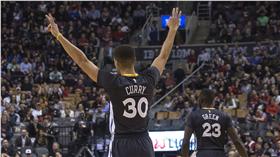 勇士Curry、暴龍Lowry（圖／美聯社／達志影像）