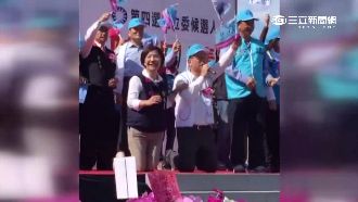 選情告急！國民黨立委陳淑慧下跪催票