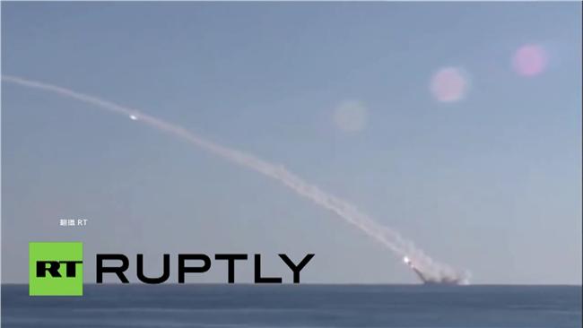 圖／震撼！俄國發射巡弋飛彈轟炸IS