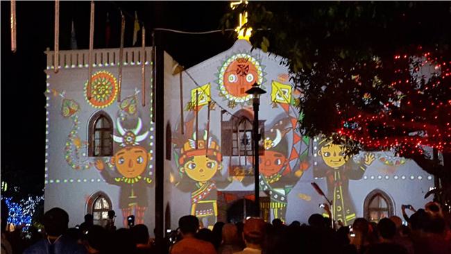 教堂變身耶誕禮　萬金聖母聖殿超夢幻