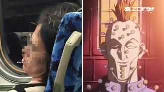 婦人頭頂插針嚇壞乘客　原來是...