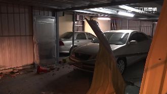 悚！天外飛來轎車衝民宅　住戶險驚死