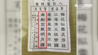 神明籤詩開示偏不信　毒蟲當車手遭逮