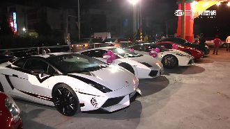 丁寧弟婚40輛名車禮車　總價近6億