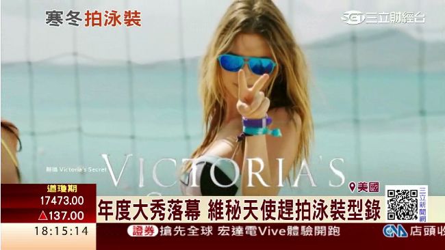 維秘年度大秀落幕　超模趕拍泳裝型錄