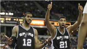 LaMarcus Aldridge,Tim Duncan,馬刺（ap）