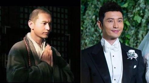 黃曉明剃髮演和尚　自爆婚禮是戴假髮