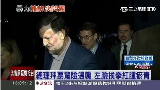 西班牙總理拜票　遭少年左勾拳打臉