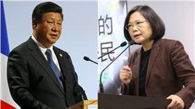 習近平,蔡英文▲圖／美聯社／達志影像、蔡英文臉書