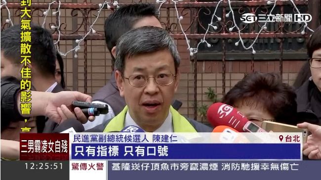 郭董經濟硬標準　陳建仁：非空頭支票