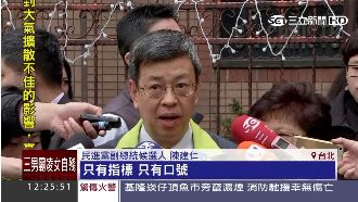 郭董經濟硬標準　陳建仁：非空頭支票