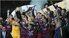 巴塞隆納奪世俱盃冠軍（圖／美聯社／達志影像）