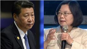 習近平,蔡英文▲圖／美聯社／達志影像、蔡英文臉書