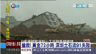 影／百米高廢土　堆2年無人管釀崩塌
