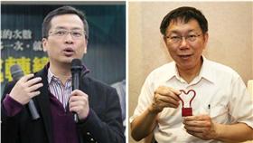 羅智強,柯文哲-行政院提供、柯文哲臉書