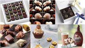 巧克力、甜點（圖／Lindt瑞士蓮、Guylian吉利蓮、FERRERO費列羅、Debauve et Gallais黛堡嘉萊、HERSHEY'S好時、Godiva歌帝梵臉書）