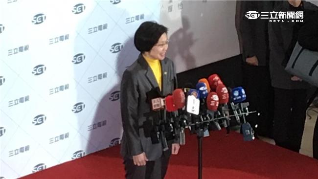 徐欣瑩抵達三立　感謝宋主席指導