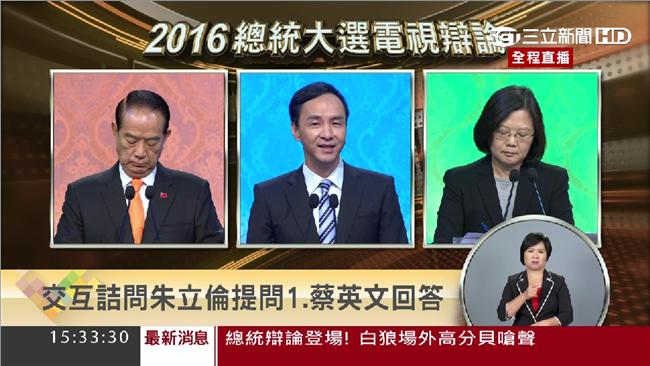 朱立倫狂攻18%　蔡英文：制度問題